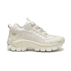 Beige Men's Caterpillar Intruder Sneakers | 652413-PIZ