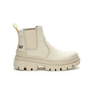 Beige Women's Caterpillar Hardwear Chelsea Boots | 987125-KID