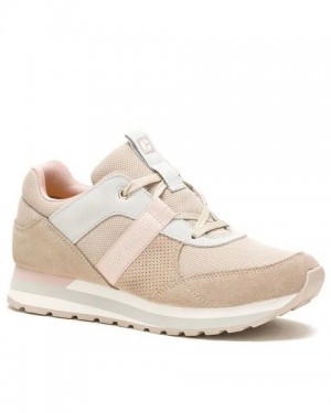 Beige Women's Caterpillar Ventura Elevated Sneakers | 604235-YUV