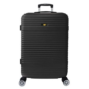 Black Men's Caterpillar 4 Wheels Alexa Trolley 20" Cat Luggages | 738921-TCY