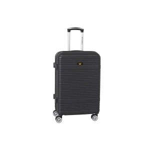 Black Men's Caterpillar 4 Wheels Alexa Trolley 24" Cat Luggages | 938045-FBE