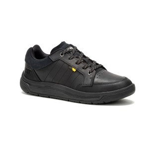 Black Men's Caterpillar Apa Cush Sneakers | 603587-ARK