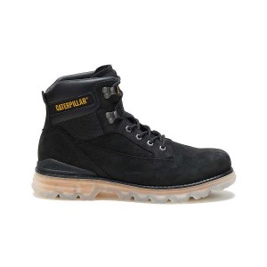 Black Men's Caterpillar Baseplate Boots | 690851-QKM