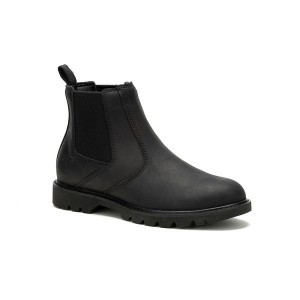 Black Men's Caterpillar Bruiser Chelsea Boots | 581972-LHD