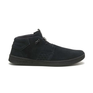 Black Men's Caterpillar CODE Pause Mid Sneakers | 501947-CST