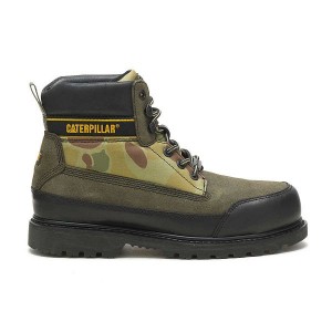 Black Men's Caterpillar Cat Footwear x Nigel Cabourn Utah Boots | 318970-LVT