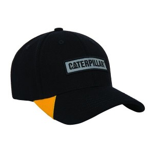 Black Men's Caterpillar Caterpillar Reflective Patch Hats | 416592-DKH