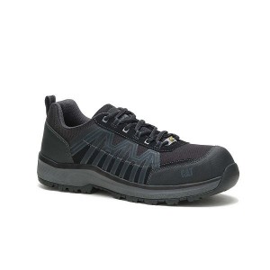 Black Men's Caterpillar Charge S3 HRO SRC+ESD Work Shoes | 695032-VKD