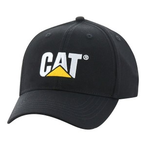 Black Men's Caterpillar Classic Logo Hats | 725310-PCX