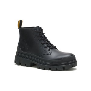 Black Men's Caterpillar Hardwear Mid Boots | 364051-KUZ