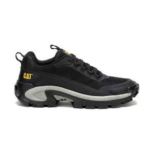 Black Men's Caterpillar Intruder Lightning Mesh Sneakers | 479163-KYL