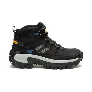 Black Men's Caterpillar Invader Mid Vent Composite Toe Work Boots | 719460-LYC