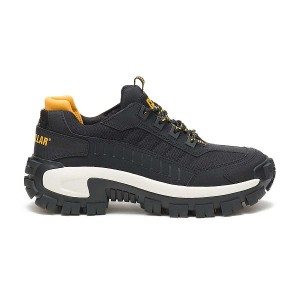 Black Men's Caterpillar Invader Steel Toe Work Shoes | 215094-GDX