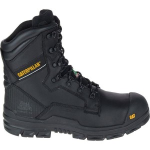 Black Men's Caterpillar Scaffold Waterproof TX Nano Toe CSA Work Boots | 375819-DIT