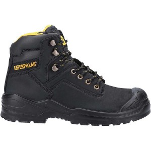 Black Men's Caterpillar Striver Bump Steel Toe S3 SRC Work Boots | 467152-LHB