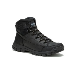 Black Men's Caterpillar Threshold Hiker WP Hiking Boots | 386147-AJS