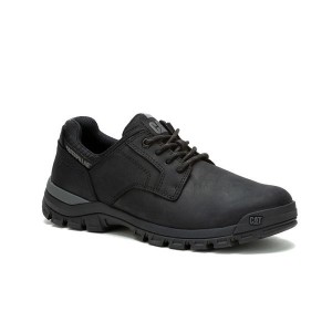 Black Men's Caterpillar Threshold Lace Low Casual Shoes | 604587-AIK