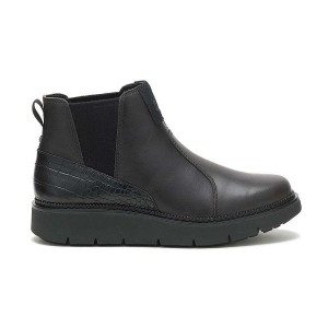 Black Women's Caterpillar Chariot Chelsea Boots | 932751-SWX