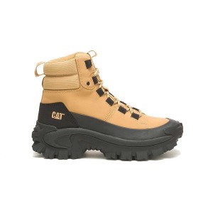 Black / Brown Men's Caterpillar Trespass Waterproof Galosh Boots | 312560-GXM