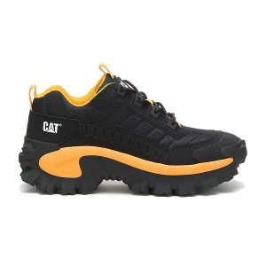 Black / Yellow Men's Caterpillar Intruder Sneakers | 235841-EPN