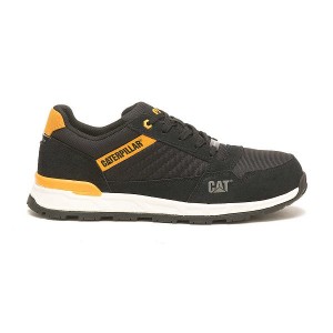 Black / Yellow Men's Caterpillar Venward Composite Toe Work Shoes | 478593-BEV