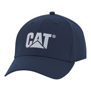 Blue Men's Caterpillar Classic Logo Hats | 387964-ATK