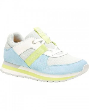 Blue Women's Caterpillar Ventura Elevated Sneakers | 869145-OUL