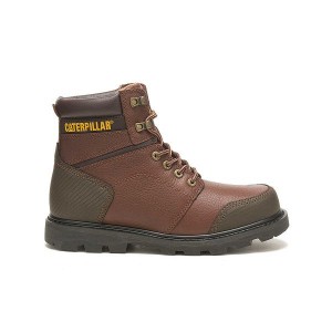 Brown Men's Caterpillar Allerton Boots | 260187-ZSL