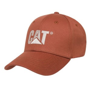 Brown Men's Caterpillar Classic Logo Hats | 391456-QMI