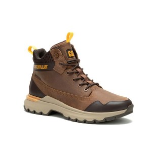 Brown Men's Caterpillar Colorado Sneaker WP Boots | 136489-BLZ