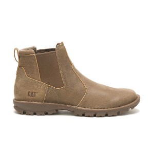 Brown Men's Caterpillar Excursion Boots | 928635-NUZ