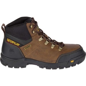 Brown Men's Caterpillar Framework S3 WR HRO SRA Steel Toe Work Boots | 971643-EUW