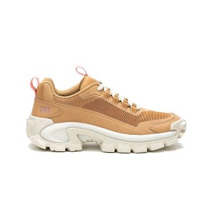 Brown Men's Caterpillar Intruder Lightning Mesh Sneakers | 520691-CHD