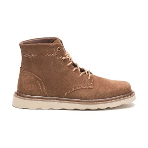 Brown Men's Caterpillar Narrate Boots | 894051-EZW