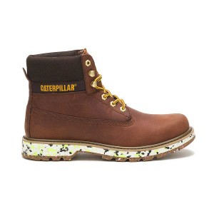 Brown Men's Caterpillar eColorado Boots | 147320-FPE