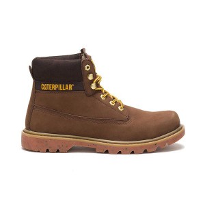 Brown Men's Caterpillar eColorado Boots | 571629-VJA