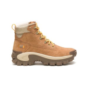 Brown Women's Caterpillar Intruder Ply Boots | 496021-FXD