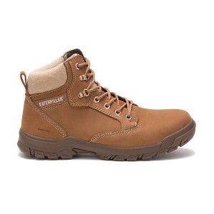 Brown Women's Caterpillar Tess Steel Toe Work Boots | 614208-EMG