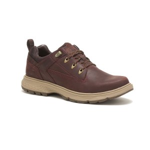 Brown / Grey Men's Caterpillar Outrider Lo Casual Shoes | 481625-FNE