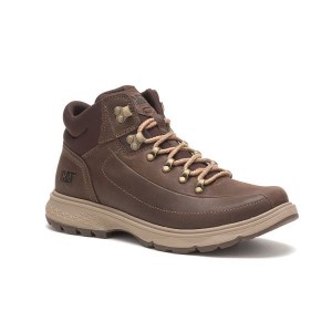 Chocolate Men's Caterpillar Forerunner Boots | 671380-PZQ