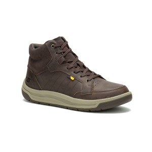 Coffee Men's Caterpillar Apa Cush Mid Boots | 806793-GXR