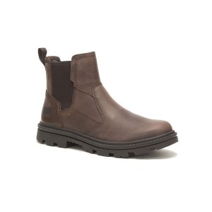 Coffee Men's Caterpillar Chelsea Boots Boots | 218953-LWQ