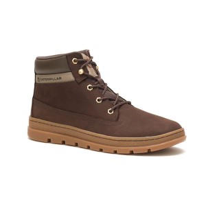 Coffee Men's Caterpillar Cite Sneakers | 120683-GJI