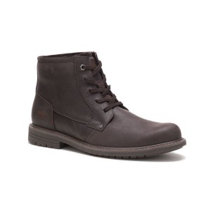 Coffee Men's Caterpillar Fluctuate Hi Boots | 087149-XVT