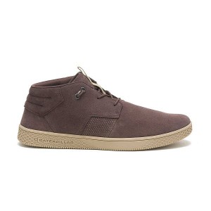 Coffee Women's Caterpillar CODE Pause Mid Sneakers | 312965-GWH