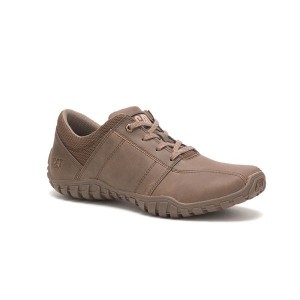 Dark / Beige Men's Caterpillar Gus Casual Shoes | 835916-LBE