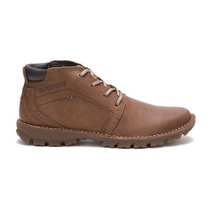 Dark / Beige Men's Caterpillar Transform 2.0 Boots | 025386-EUR