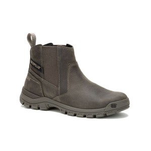 Dark / Grey Men's Caterpillar Threshold Chelsea Boots | 582739-CTV