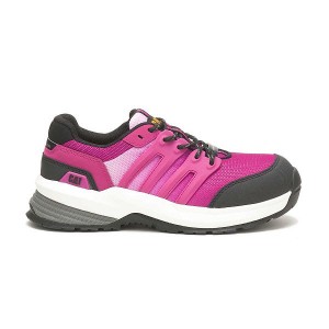 Fuchsia Women's Caterpillar Streamline 2.0 Composite Toe Work Shoes | 645371-HTL