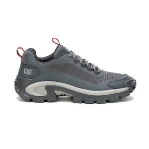 Grey Men's Caterpillar Intruder Lightning Mesh Sneakers | 018259-JSA